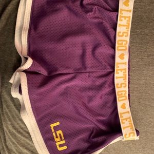 LSU athletic shorts